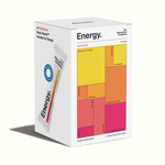Box of Energy Patches by The Vitamin Company on a white background