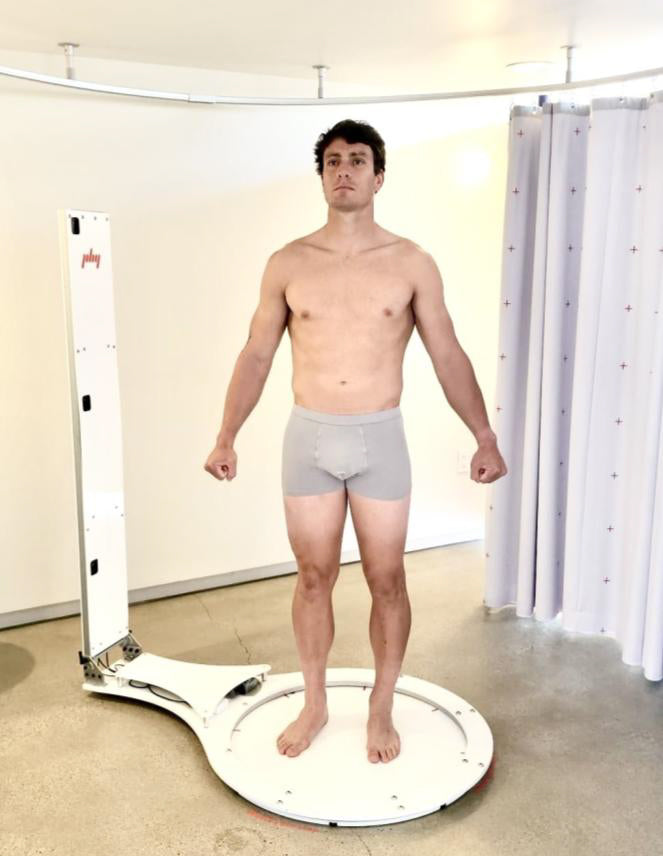 BOD customer, getting a PHY scan at their store in Venice, CA