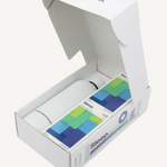 Sleep aid packaging with colorful design on a white background