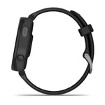 Black smartwatch on a white background
