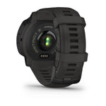 Black outdoor watch with visible brand name on a white background